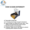 Flipper Top Down Viewer with Removable Orange Filter