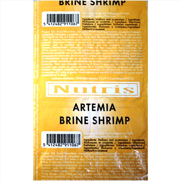 Frozen Nutis Artemia Brine Shrimp 100gm BULK 42 Pack Free Delivery